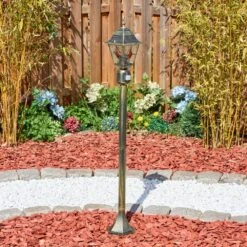 Naofe Wegeleuchte Braun, Gold, 1-flammig, Bewegungsmelder -Lampe Verkäufe naofe wegeleuchte h3969243 9