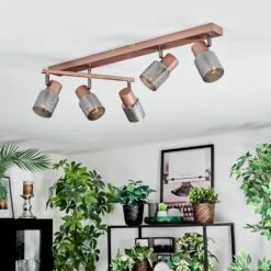 Nelar Deckenleuchte Bronze, Chrom, 5-flammig -Lampe Verkäufe nelar deckenleuchte h9000686 9