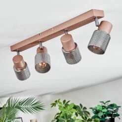 Nelar Deckenleuchte Bronze, Chrom, 4-flammig -Lampe Verkäufe nelar deckenleuchte h9003700 4