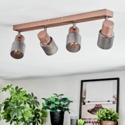 Nelar Deckenleuchte Bronze, Chrom, 4-flammig -Lampe Verkäufe nelar deckenleuchte h9003700 9