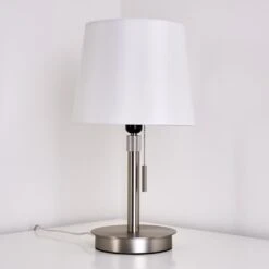 Neuville Tischleuchte Nickel-Matt, 1-flammig -Lampe Verkäufe neuville tischleuchte h3285220 do1 13