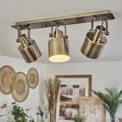 Neves Deckenleuchte Messing, 3-flammig -Lampe Verkäufe neves deckenleuchte h3622674 8