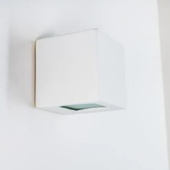 Noto Wandleuchte Weiß, 1-flammig -Lampe Verkäufe noto wandleuchte h15 16