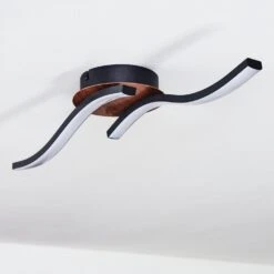 Odda Deckenleuchte LED Holzoptik, Schwarz, 2-flammig -Lampe Verkäufe odda deckenleuchte h3436950 7