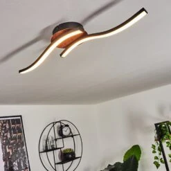 Odda Deckenleuchte LED Holzoptik, Schwarz, 2-flammig -Lampe Verkäufe odda deckenleuchte h3436950 8