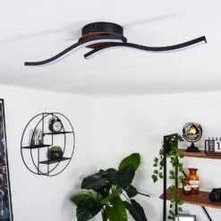 Odda Deckenleuchte LED Holzoptik, Schwarz, 2-flammig -Lampe Verkäufe odda deckenleuchte h3436950 9