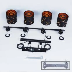 Opatija Pendelleuchte Schwarz, 4-flammig -Lampe Verkäufe opatija pendelleuchte h3413609 4