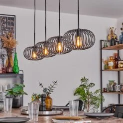 Oravi Hängeleuchte Glas 25 Cm Schwarz, 4-flammig -Lampe Verkäufe oravi haengeleuchte glas 25 cm h3722305 6