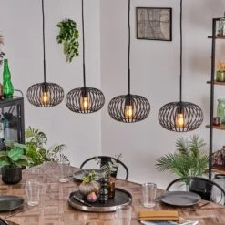 Oravi Hängeleuchte Glas 25 Cm Schwarz, 4-flammig -Lampe Verkäufe oravi haengeleuchte glas 25 cm h3722305 8