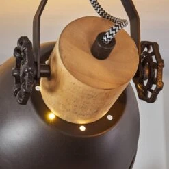 Orny Deckenleuchte Anthrazit, Holz Hell, 3-flammig -Lampe Verkäufe orny deckenleuchte h3295090 12