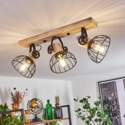 Orny Deckenleuchte Naturfarben, Schwarz, 3-flammig -Lampe Verkäufe orny deckenleuchte h3424315 6