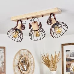 Orny Deckenleuchte Naturfarben, Rostfarben, 3-flammig -Lampe Verkäufe orny deckenleuchte h3424391 9