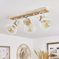 Orny Deckenleuchte Naturfarben, Weiß, 3-flammig -Lampe Verkäufe orny deckenleuchte h3435199 12