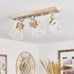 Orny Deckenleuchte Naturfarben, Weiß, 3-flammig -Lampe Verkäufe orny deckenleuchte h3435199 13