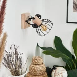 Orny Wandleuchte Naturfarben, Schwarz, 1-flammig -Lampe Verkäufe orny wandleuchte h3424292 13