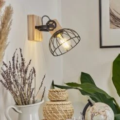 Orny Wandleuchte Naturfarben, Schwarz, 1-flammig -Lampe Verkäufe orny wandleuchte h3424292 6