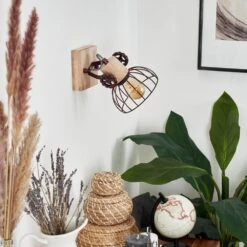 Orny Wandleuchte Naturfarben, Rostfarben, 1-flammig -Lampe Verkäufe orny wandleuchte h3424377 10