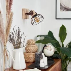 Orny Wandleuchte Naturfarben, Rostfarben, 1-flammig -Lampe Verkäufe orny wandleuchte h3424377 12