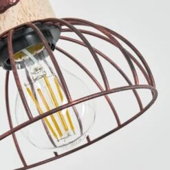 Orny Wandleuchte Naturfarben, Rostfarben, 1-flammig -Lampe Verkäufe orny wandleuchte h3424377 5