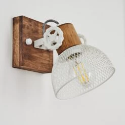 Orny Wandleuchte Braun, Weiß, 1-flammig -Lampe Verkäufe orny wandleuchte h3435250 7