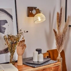 Orny Wandleuchte Braun, Weiß, 1-flammig -Lampe Verkäufe orny wandleuchte h3435250 8