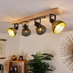 Osina Deckenleuchte Braun, Schwarz, 4-flammig -Lampe Verkäufe osina deckenleuchte h3018798 10