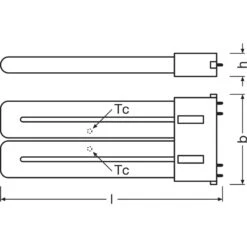 OSRAM DULUX 2G10 12 Watt 3000 Kelvin 1350 Lumen -Lampe Verkäufe osram dulux 2g10 12 watt 3000 kelvin 1350 lumen 4058075822818 2