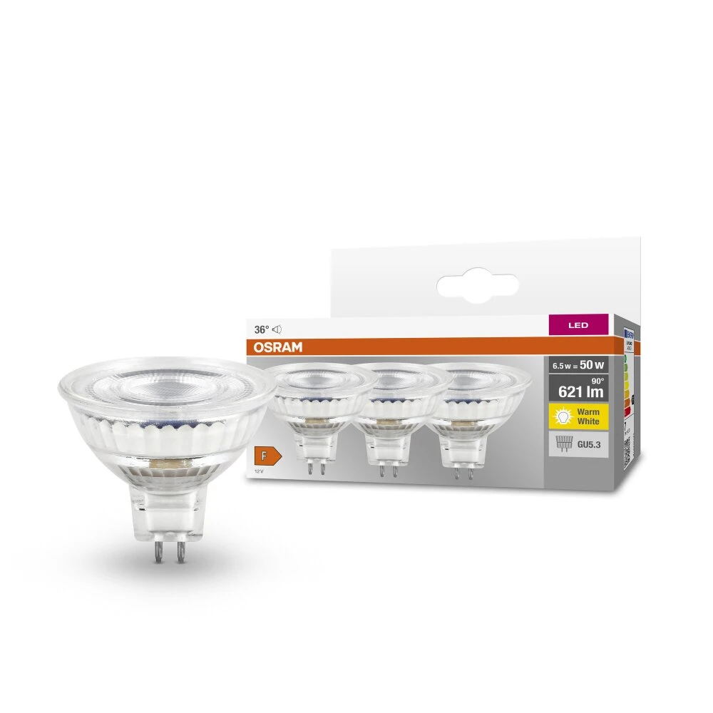 OSRAM LED BASE GU5.3 6,5 Watt 621 Lumen 2700 Kelvin 3 OSRAM LED BASE GU5.3 6,5 Watt 621 Lumen 2700 Kelvin