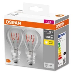 Osram LED E27 5,9 Watt 2700 Kelvin 600 Lumen -Lampe Verkäufe osram led e27 5 9 watt 2700 kelvin 600 lumen 4058075779983 2
