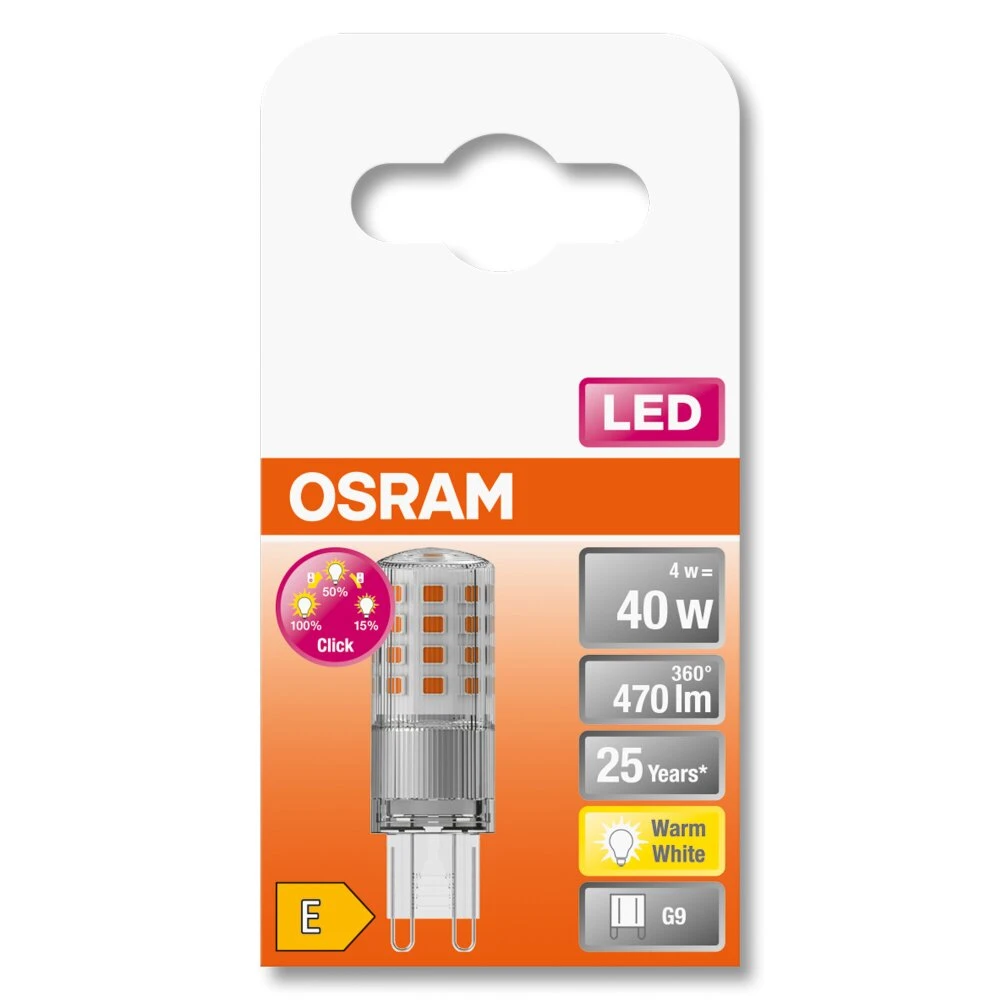 OSRAM LED PIN G9 4 Watt 2700 Kelvin 470 Lumen 5 OSRAM LED PIN G9 4 Watt 2700 Kelvin 470 Lumen – Bild 3