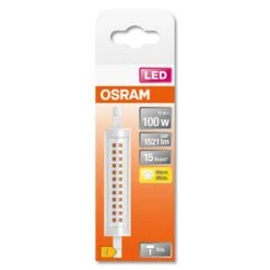 OSRAM LED SLIM LINE R7s 12 Watt 2700 Kelvin 1521 Lumen -Lampe Verkäufe osram led slim line r7s 12 watt 2700 kelvin 1521 lumen 4058075432734 2