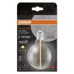 OSRAM Vintage 1906 LED E27 2,2 Watt 150 Lumen 2700 Kelvin -Lampe Verkäufe osram vintage 1906 led e27 2 2 watt 150 lumen 2700 kelvin 4099854049910 4