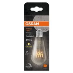 OSRAM Vintage 1906 LED E27 4,8 Watt 470 Lumen 2700 Kelvin -Lampe Verkäufe osram vintage 1906 led e27 4 8 watt 470 lumen 2700 kelvin 4099854075667 4