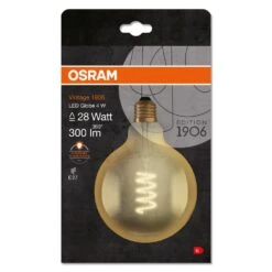 OSRAM Vintage 1906® LED E27 4 Watt 2000 Kelvin 300 Lumen -Lampe Verkäufe osram vintage 1906 led e27 4 watt 2000 kelvin 300 lumen 4058075092136 2
