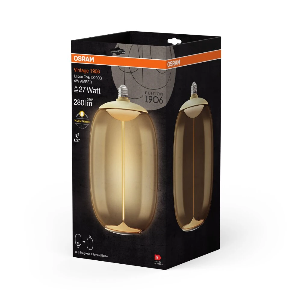 OSRAM Vintage 1906 LED E27 4 Watt 280 Lumen 2700 Kelvin 7 OSRAM Vintage 1906 LED E27 4 Watt 280 Lumen 2700 Kelvin – Bild 5