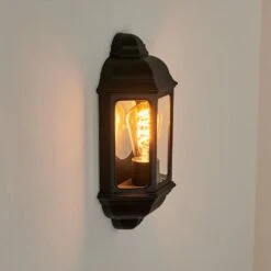 Ouse Außenwandleuchte Schwarz, 1-flammig -Lampe Verkäufe ouse aussenwandleuchte h3606230 6