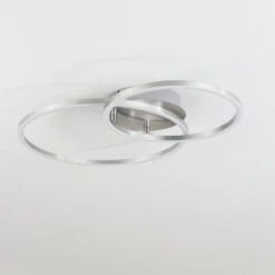 Ovasta Deckenleuchte LED Nickel-Matt, 1-flammig, Fernbedienung -Lampe Verkäufe ovasta deckenleuchte h3542477 7