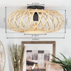 Pabu Deckenleuchte Naturfarben, 1-flammig -Lampe Verkäufe pabu deckenleuchte h3463765 3