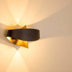 Padua Wandleuchte LED Braun, 2-flammig -Lampe Verkäufe padua wandleuchte h386 led 15