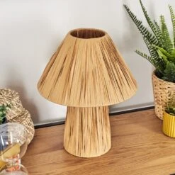 Pilzlampe Paiol Tischleuchte Beige, Naturfarben, 1-flammig -Lampe Verkäufe paiol tischleuchte h3731253 11