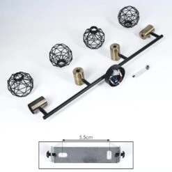 Palmira Deckenleuchte Gold, Schwarz, 4-flammig 16 Palmira Deckenleuchte Gold, Schwarz, 4-flammig -Lampe Verkäufe palmira deckenleuchte h3384299 4