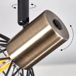 Palmira Deckenleuchte Gold, Schwarz, 4-flammig 17 Palmira Deckenleuchte Gold, Schwarz, 4-flammig -Lampe Verkäufe palmira deckenleuchte h3384299 5