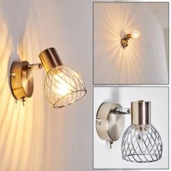 Parado Wandleuchte Nickel-Matt, 1-flammig -Lampe Verkäufe parado wandleuchte h3095171 do1 18