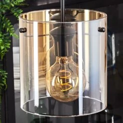 Parane Hängeleuchte Glas 20cm Bernsteinfarben, Klar, 3-flammig -Lampe Verkäufe parane haengeleuchte glas 20cm h3730287 2