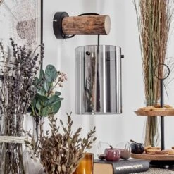 Parane Wandleuchte Naturfarben, Schwarz, 1-flammig -Lampe Verkäufe parane wandleuchte h3796207 11