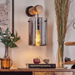 Parane Wandleuchte Naturfarben, Schwarz, 1-flammig -Lampe Verkäufe parane wandleuchte h3796207 8