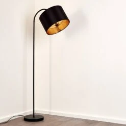 Pattburg Stehleuchte Schwarz, 1-flammig -Lampe Verkäufe pattburg stehleuchte h3263655 do2 13