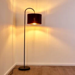 Pattburg Stehleuchte Schwarz, 1-flammig -Lampe Verkäufe pattburg stehleuchte h3263655 do2 16