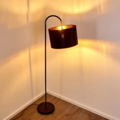 Pattburg Stehleuchte Schwarz, 1-flammig -Lampe Verkäufe pattburg stehleuchte h3263655 do2 6