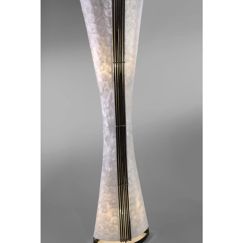 Paul Neuhaus ABUJA Stehleuchte Schwarz, Weiß, 2-flammig 5 Paul Neuhaus ABUJA Stehleuchte Schwarz, Weiß, 2-flammig – Bild 3